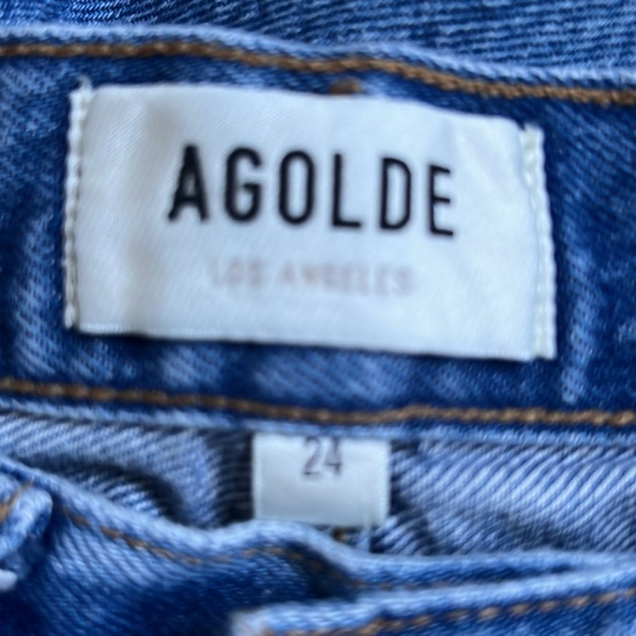 Agolde- 90’s Jean, color: Bound, size 24, like new, worn 2x & cleaned- big on me - Picture 9 of 10